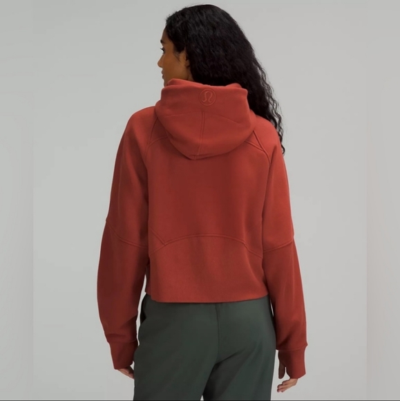 NWT Lululemon Scuba Oversized Full Zip Hoodie In Cayenne - Picture 3 of 4